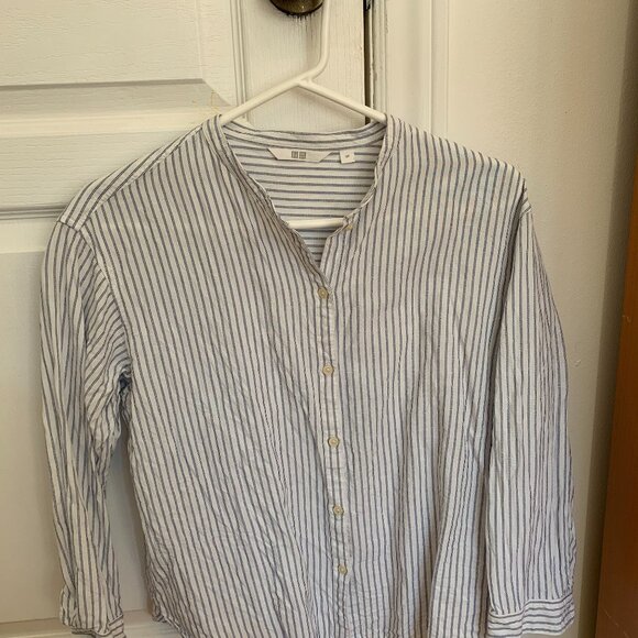 Uniqlo Linen Blouse - Picture 1 of 3